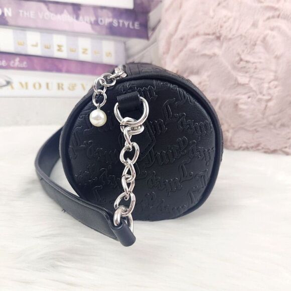 {Juicy Couture} Black {Pearls} Bag Purse - Picture 3 of 6